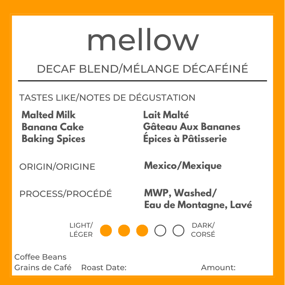 Mellow: Decaf Mexico Washed MWP