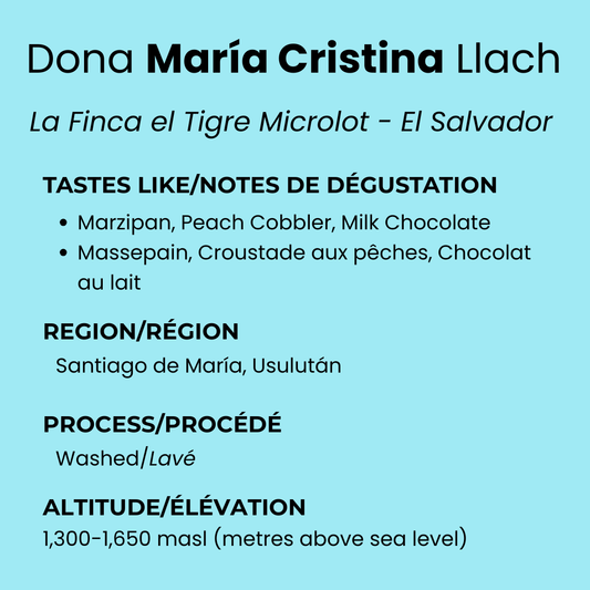El Salvador Washed by Doña María Cristina Llach