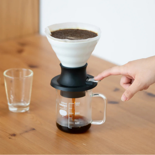 HARIO V60-02 SWITCH Immersion Dripper (200ml/6.76oz) (Ceramic)