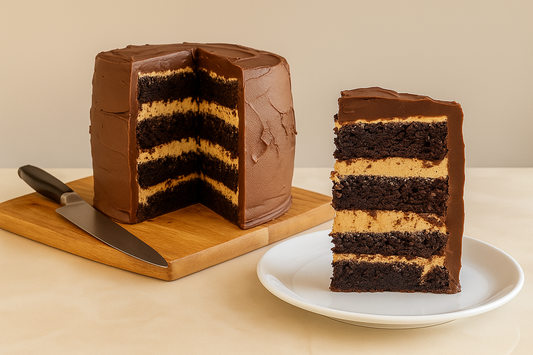 Mocha Cake with Coffee Everything - Celebrating One Year of Mood!