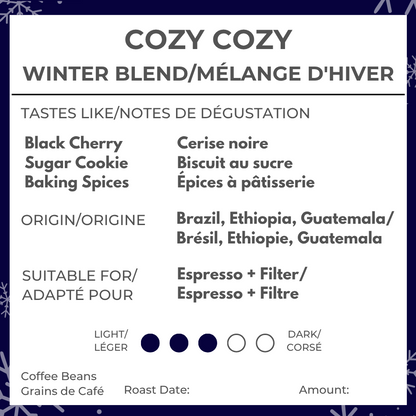 Cozy Cozy Set: 6-Pack Coffee Sampler