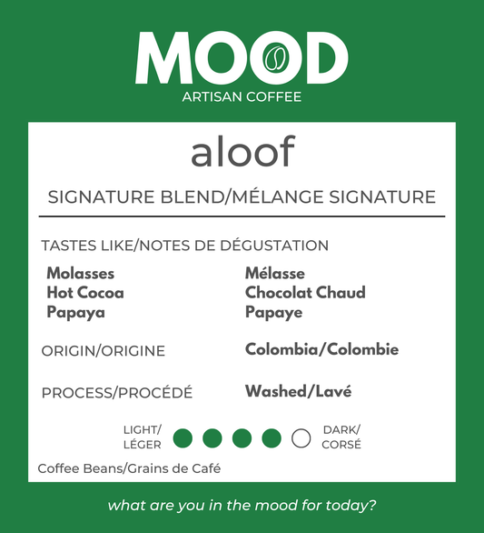 Aloof - Signature Blend - Columbia Washed