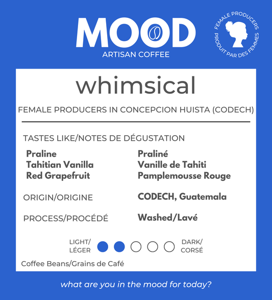 Whimsical - Female Producer Co-Op - Guatemala Washed Organic