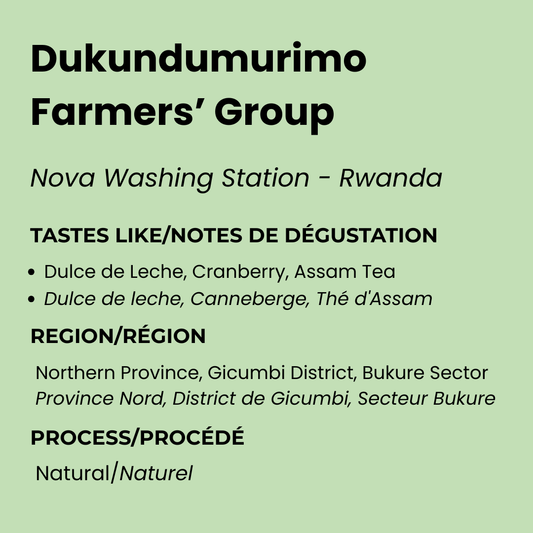 Rwanda Natural by Dukundumurimo Farmers Group