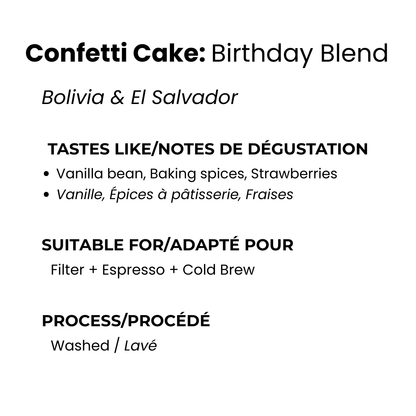Confetti Cake Set: 6-Pack Coffee Sampler
